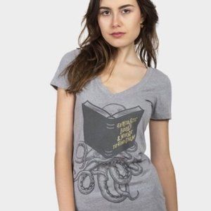 Out of Print Book V-Neck